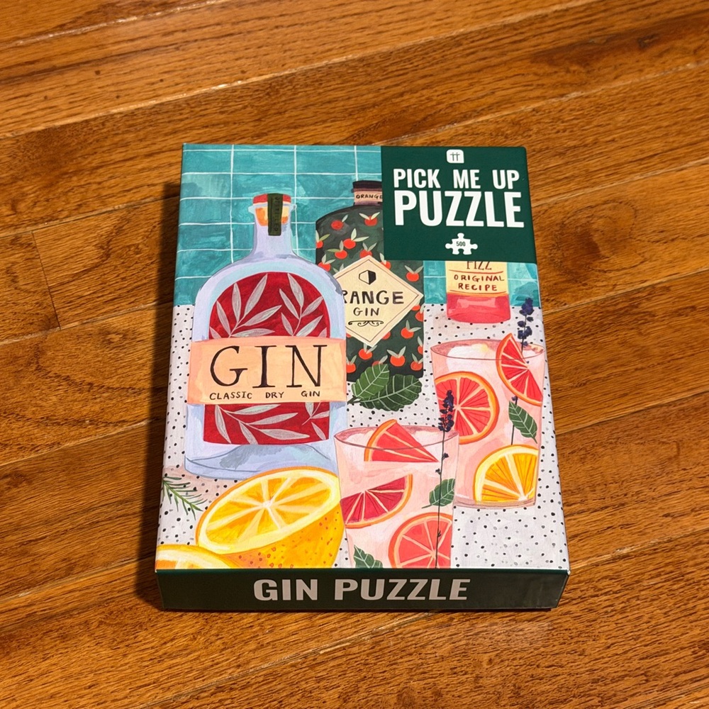 Pick Me Up Gin Puzzle - Green & Multi